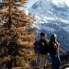 Georg und Mama vor dem Ortler, 1986