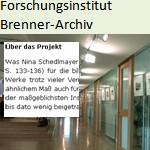 Sammlung Georg Paulmichl - Erschließung und Analyse. Brenner-Archiv, Universität Innsbruck