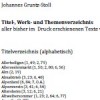 Georg Paulmichl: Titel- Werk- und Themenverzeichnis, Johannes Gruntz-Stoll, 2012