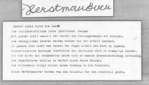 Herbstmanöver