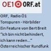 “Ich bin nicht behindert, ich kann reden”, ein Feature von Bert Breit, Radio