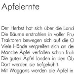 Apfelernte - ein Gedicht von Georg Paulmichl