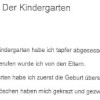 Der Kindergarten