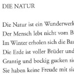 Die Natur - Gedicht von Georg Paulmichl