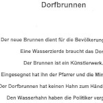 Dorfbrunnen - ein Gedicht von Georg Paulmichl