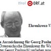 Hohe Auszeichnung für Georg Paulmichl