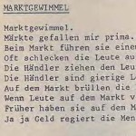 Marktgewimmel - ein Gedicht von Georg Paulmichl