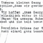 Sehr geehrte Schwester Margit! - Korrespondenz, Familie Paulmichl an Schwester Margit